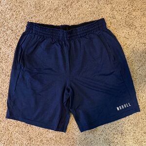 NOBULL Men's Deep Blue Athletic Shorts